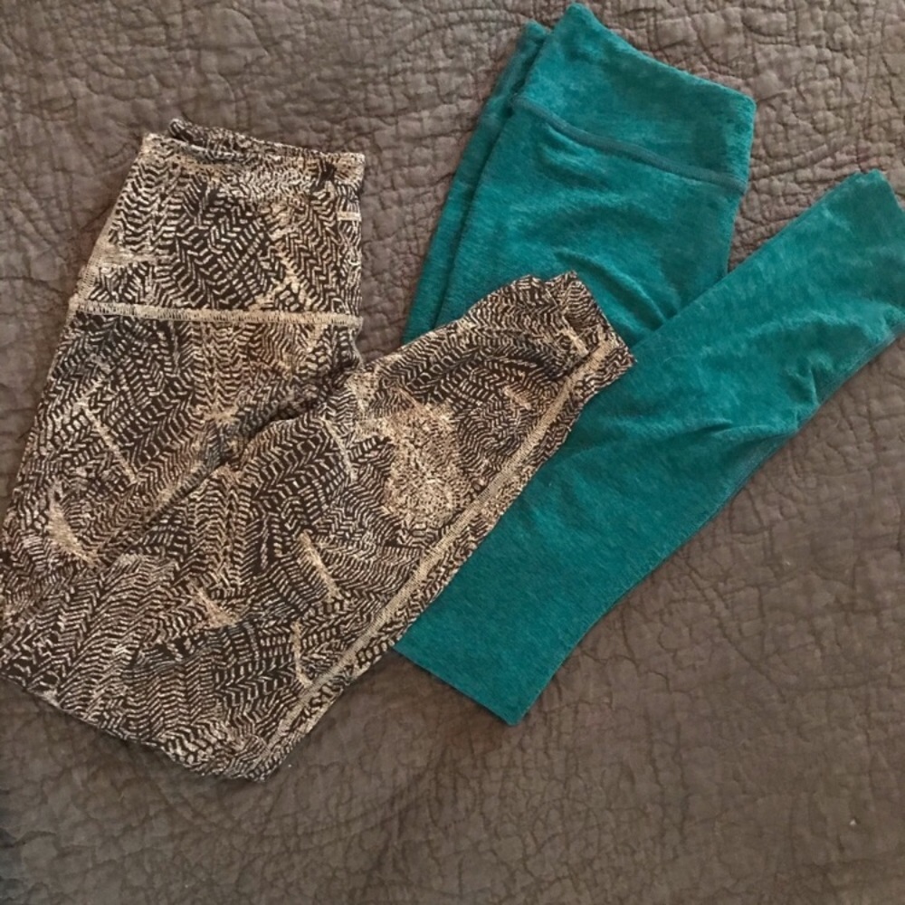 Beyond yoga high waist spacedye legging crop S